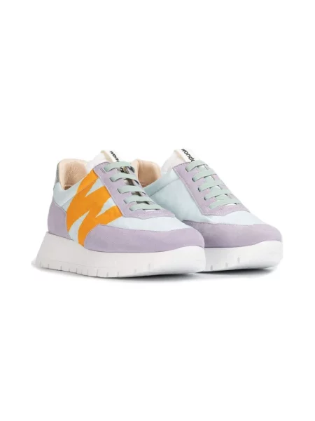 Sneakersy Wonders w miejskim stylu fioletowe