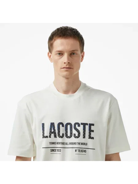 Футболка Lacoste белая