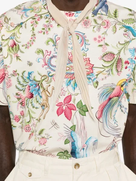 Tricou Etro cu model floral cu imagine