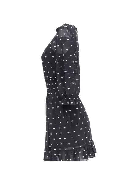 Rochie mini Maje cu funde de costum negru