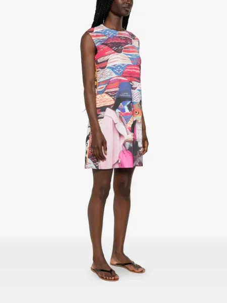 Rochie mini The Artistylist cu imagine roșu