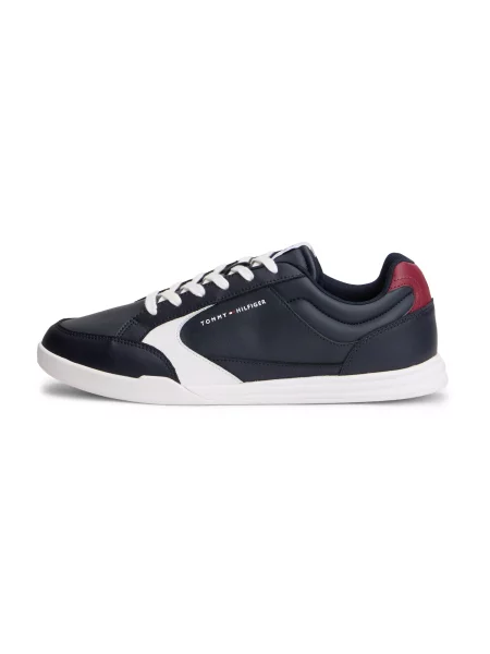 Sneakerși Tommy Hilfiger din piele negru