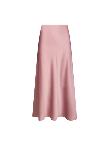 Satynowa spódnica Neo Noir elegancka różowa