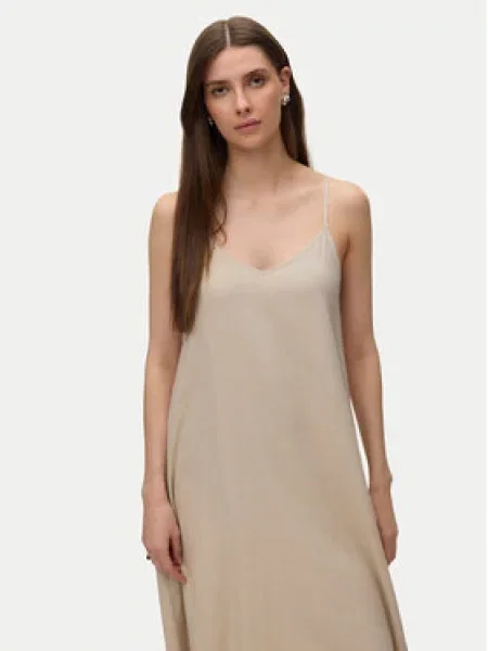 Letní šaty Vero Moda béžové