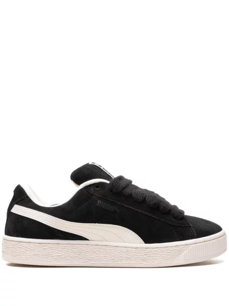 Sneakerși Puma Suede din piele de căprioară negru