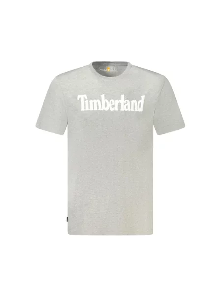 Koszulka Timberland z logo szara