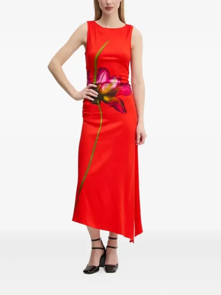 Rochie Desigual cu imagine de costum roșu