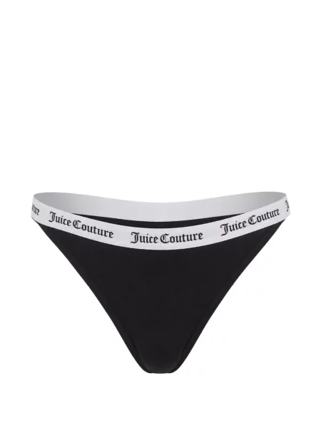 Chiloți briefs Juicy Couture cu autograf negru