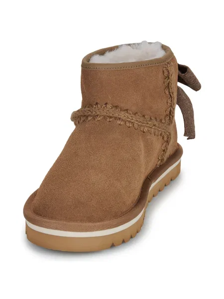 Pantofi Armistice cu funde maro