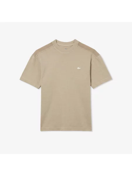 Lacoste T-Shirt O Luźnym Kroju pomarańczowy