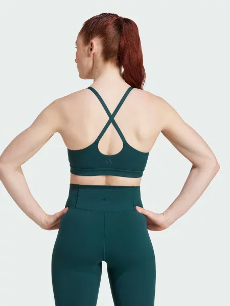 Топ спортивний adidas зелений