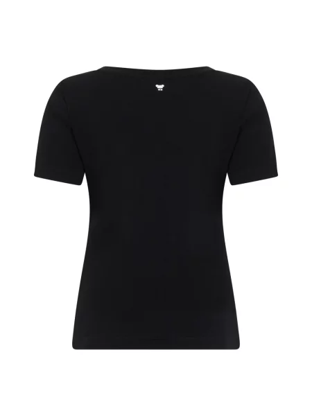 Weekend Max Mara T-shirt basic z WKDMULTIJ czarna