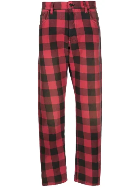Pantaloni Moschino în carouri conici