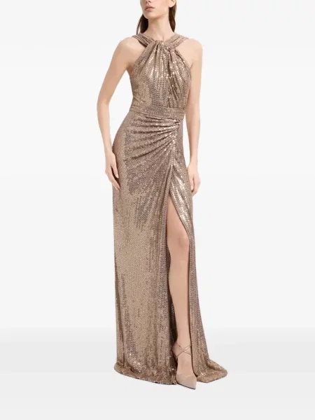 Rochie maxi Elie Saab cu paiete drapată
