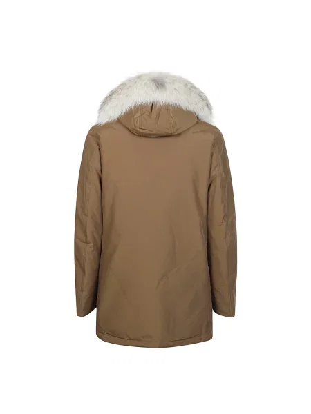 Parka Woolrich brązowa