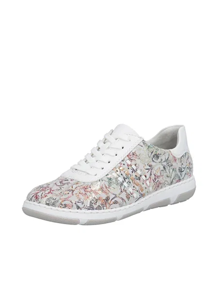 Sneakerși Rieker alb