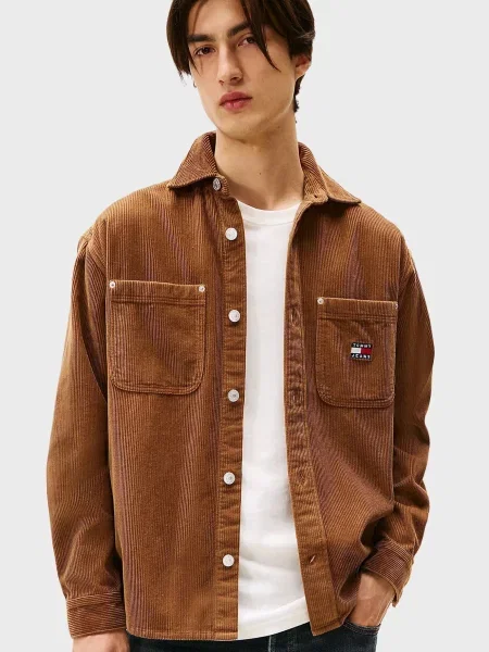 Вельветова джинсова сорочка Tommy Jeans