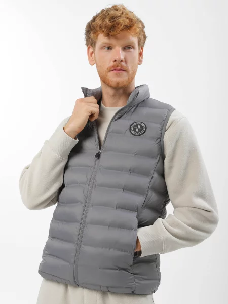 Skechers Жилет Темно-сірий сірий