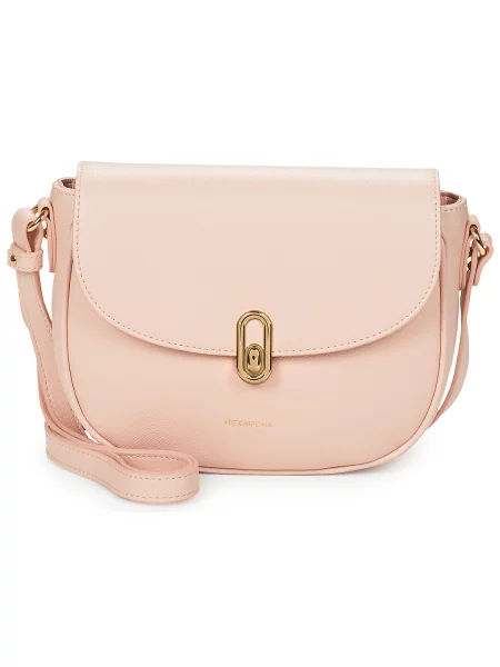 Crossbody torbica Hexagona bež