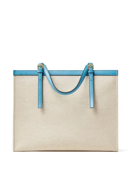 Geantă shopper Versace din canvas