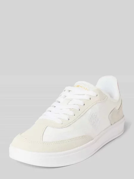 Lniane trampki Tommy Hilfiger białe