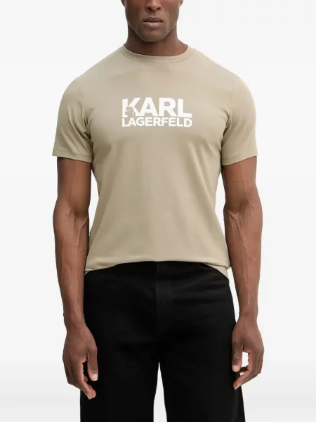 Scurt tricou Karl Lagerfeld cu imagine