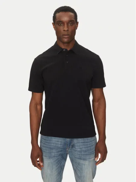 Armani Exchange Koszulki Mężczyzna Niebieski Klasyczny Polo Shirt Niebieski Regular Fit granatowa