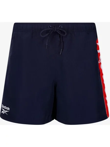Kąpielówki Reebok Reuben granatowe czerwone S białe