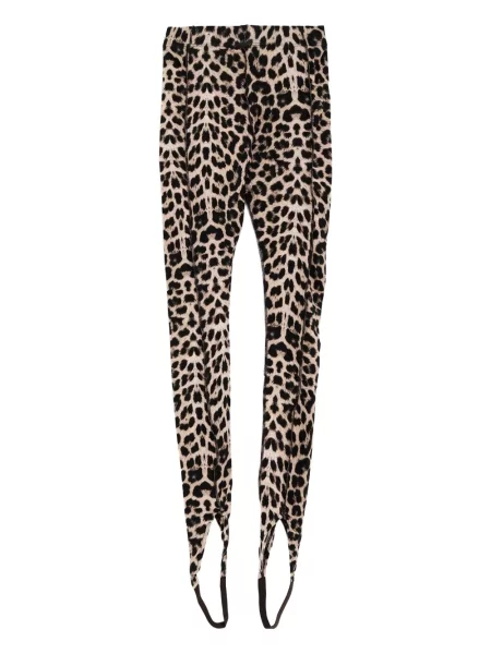 Leggings Baserange cu imagine cu model leopard maro