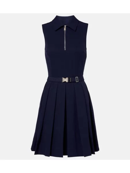 Rochie Tory Burch plisată de costum tenis albastru