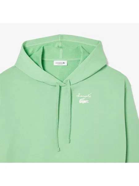 Lacoste Polarowa Bluza zielona