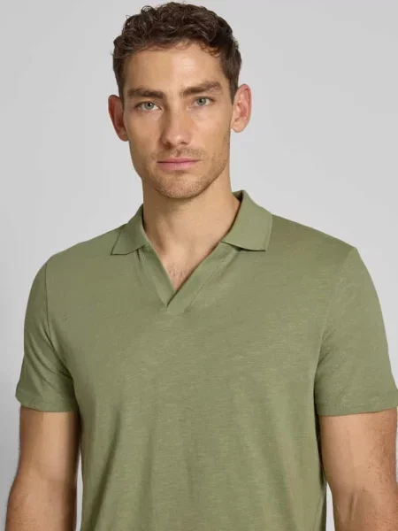 Koszulka polo w kroju slim fit z dekoltem w serek Mcneal