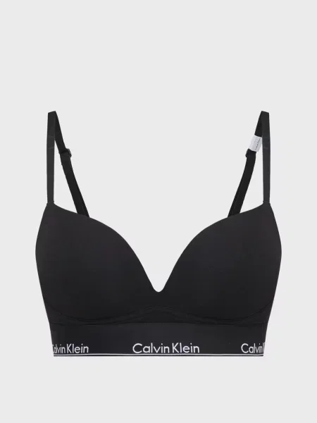 Бюстгальтер Calvin Klein c пуш-ап черный