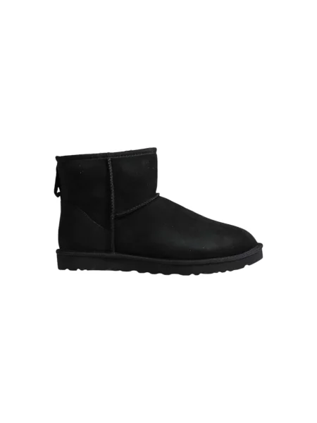 UGG cizme de zăpadă din piele întoarsă Classic Mini negru