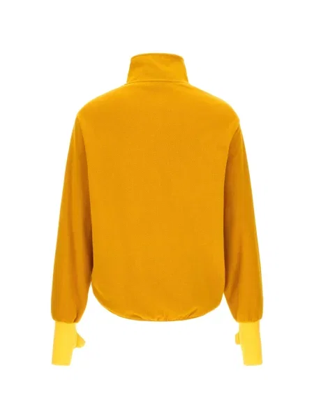 Pulover Entire Studios din fleece galben