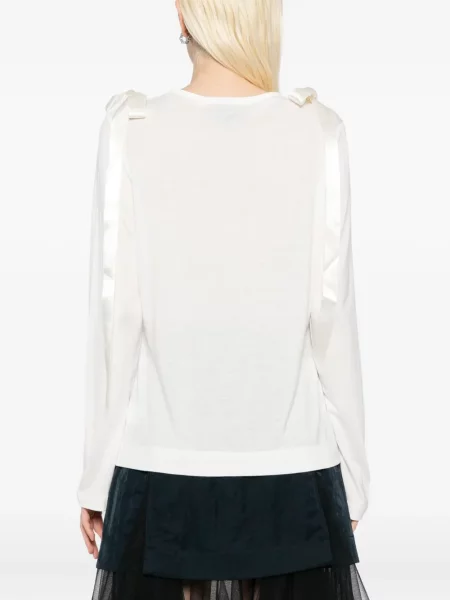 Tricou Simone Rocha din lyocell alb