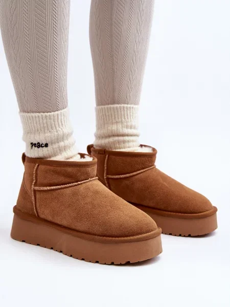 Škornji za sneg Boto rjava