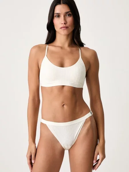 Calvin Klein Underwear trojuholníková podprsenka béžová