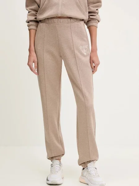 Spodnie GUESS Roberta Cuff Long Pants Beige XS beżowe