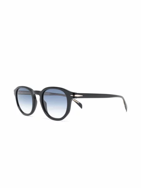 Spalvų gradiento rašto apvalūs saulės akiniai Eyewear By David Beckham juoda