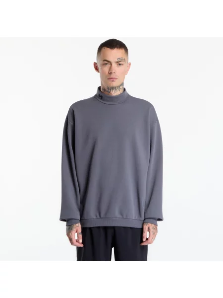 Izolat hanorac crewneck Under Armour din material terry gri