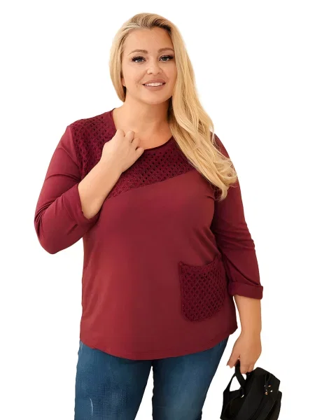 Lumera Mikina Juliette bordová