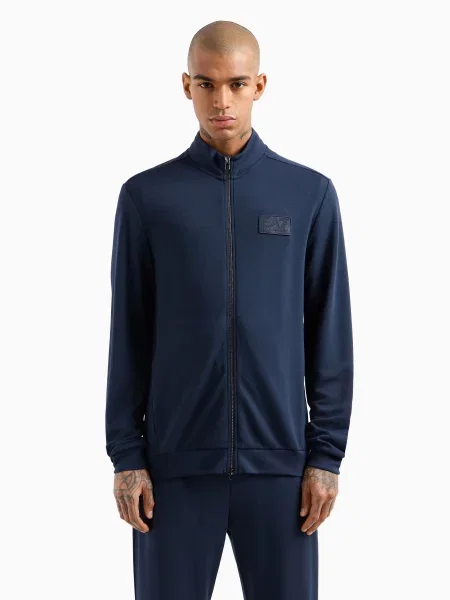 Свитер Ea7 из модала синий