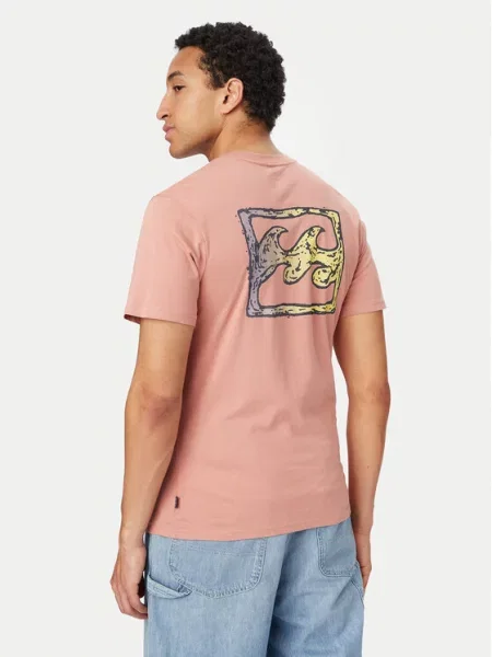 Billabong Tricou Crayon Wave deschis roz