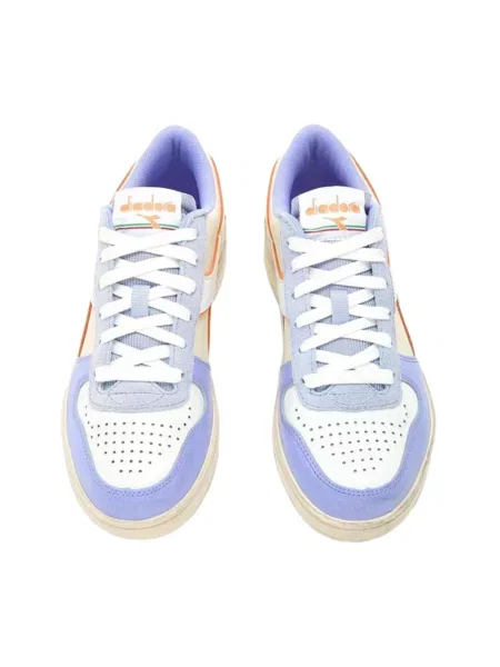 Sneakersy Diadora skórzane fioletowe