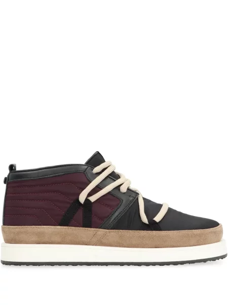 Δερμάτινα sneakers Volta μαύρο