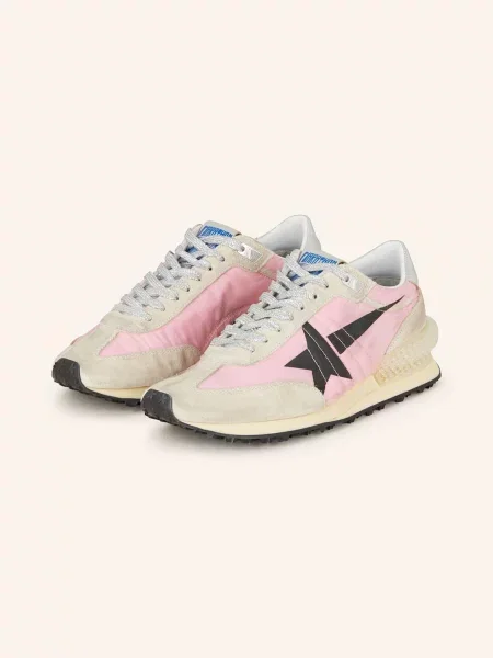 Golden Goose Sneakersy Running Marathon růžová béžová