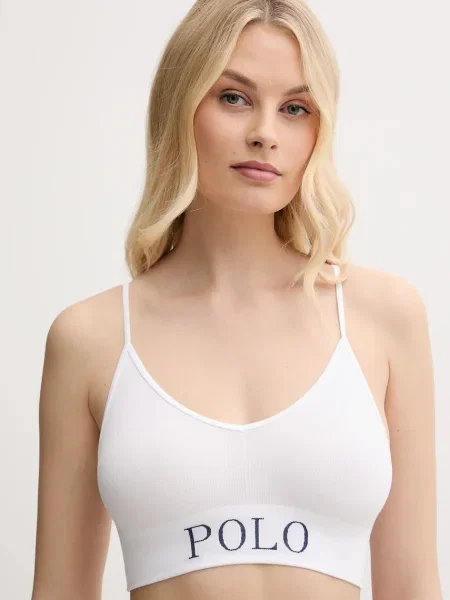 Сутиен Polo Ralph Lauren с изчистен дизайн бяло