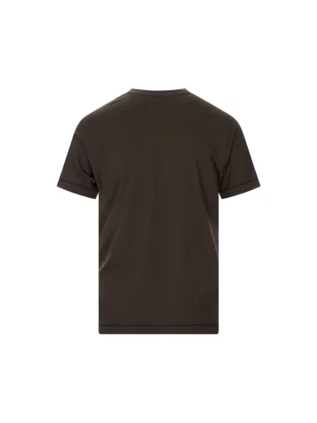 Koszulka Stone Island z krótkim rękawem z kamieniami zielona