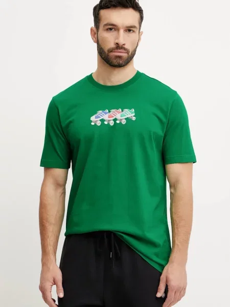 Тениска adidas Originals TS Roller с принт зелено